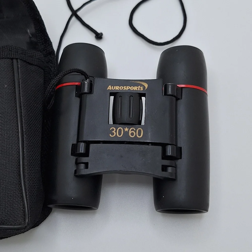 Black AURORASPORTS Binoculars with Case